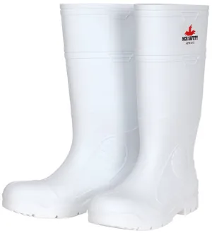 MCR Safety 16" White PVC Boot,Mens,Steel Toe 14