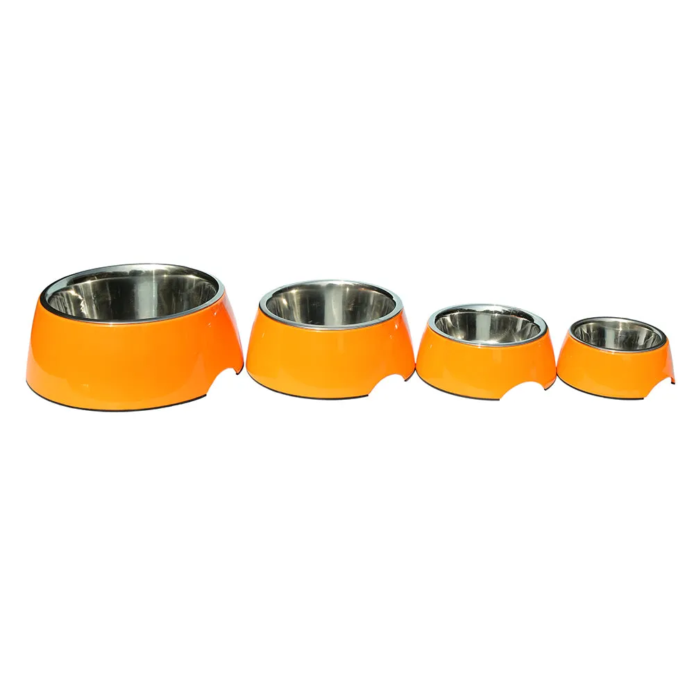 Melamine Belly Bowl-Orange