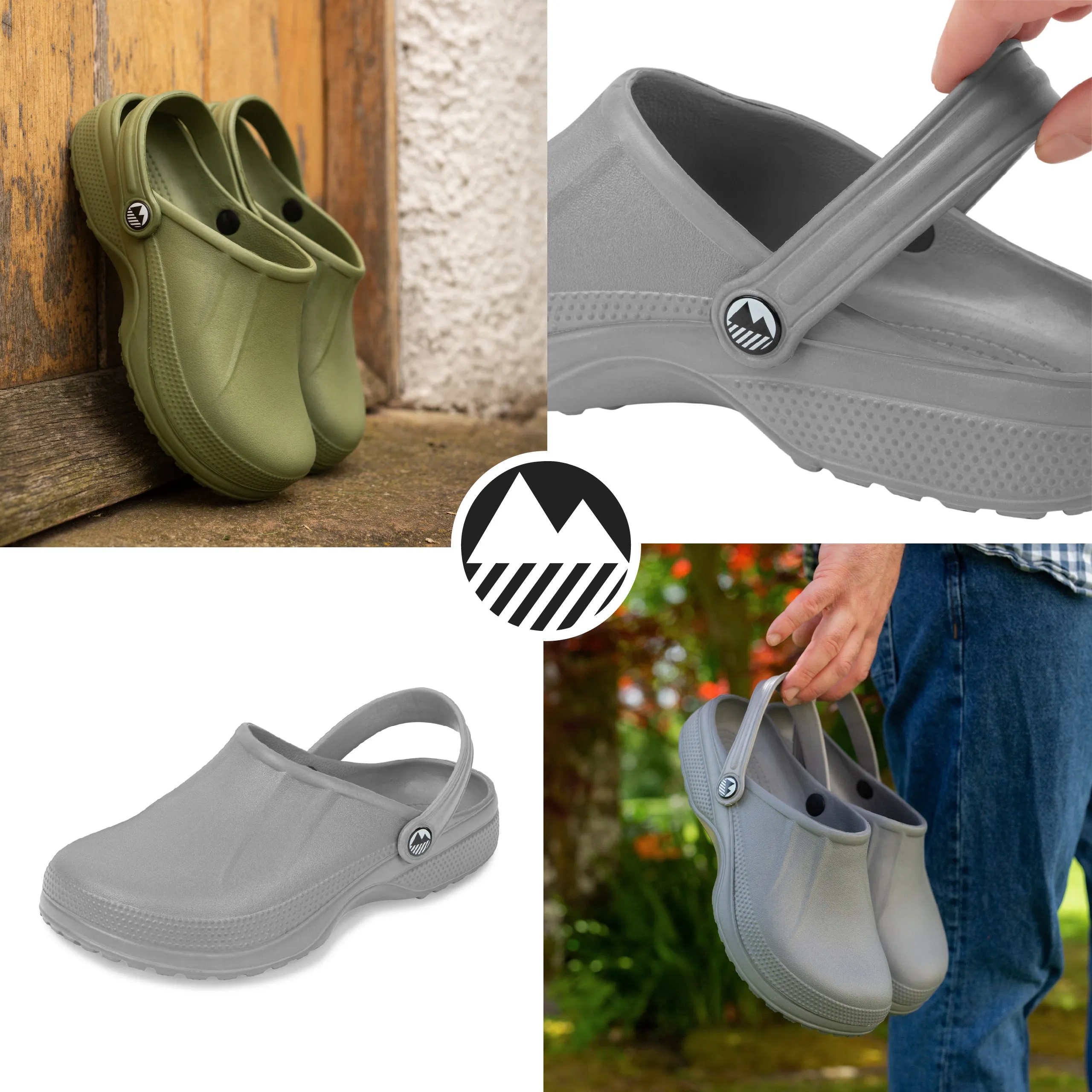 Men's Allonby Classic Garden Clogs - Wide Fit