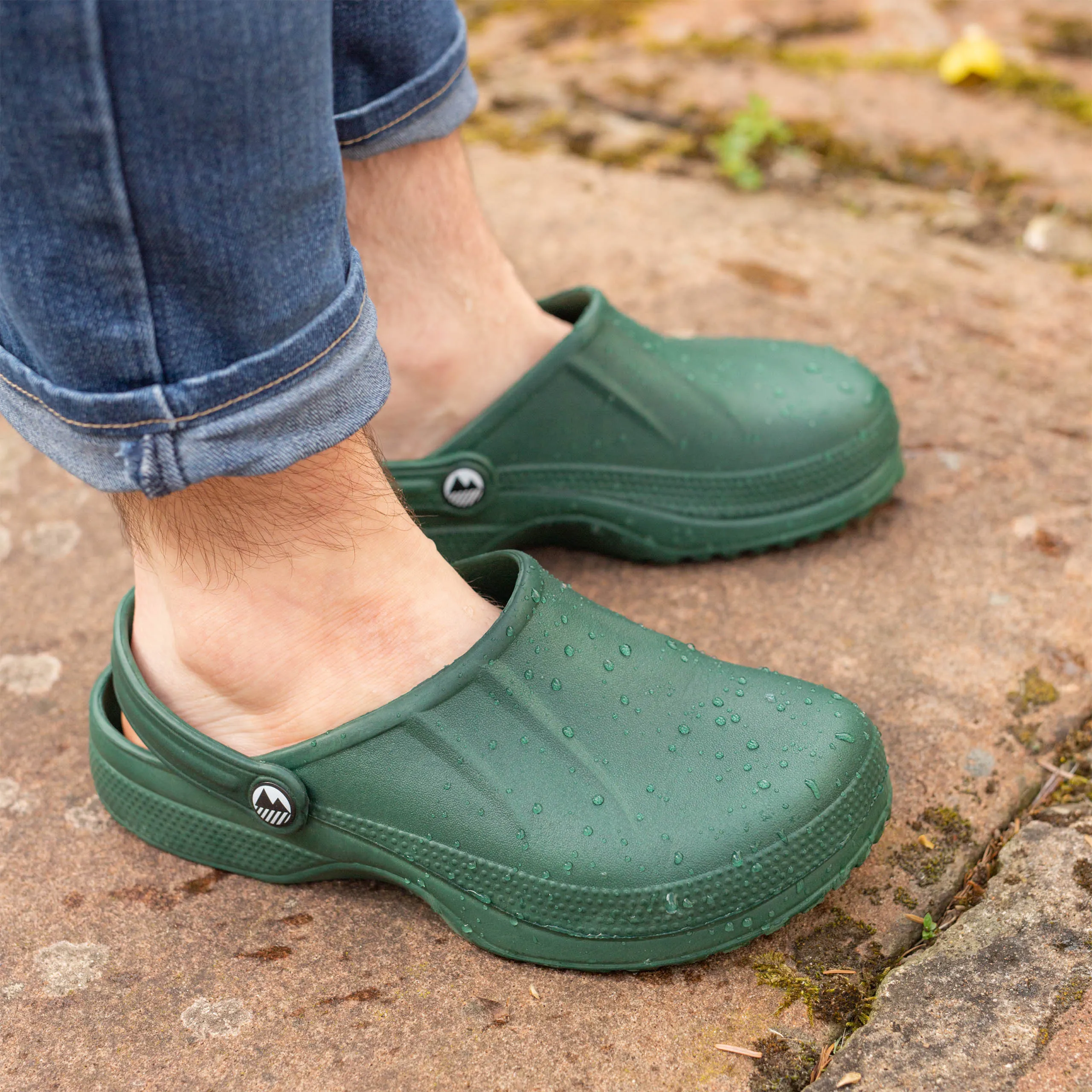 Men's Allonby Classic Garden Clogs - Wide Fit