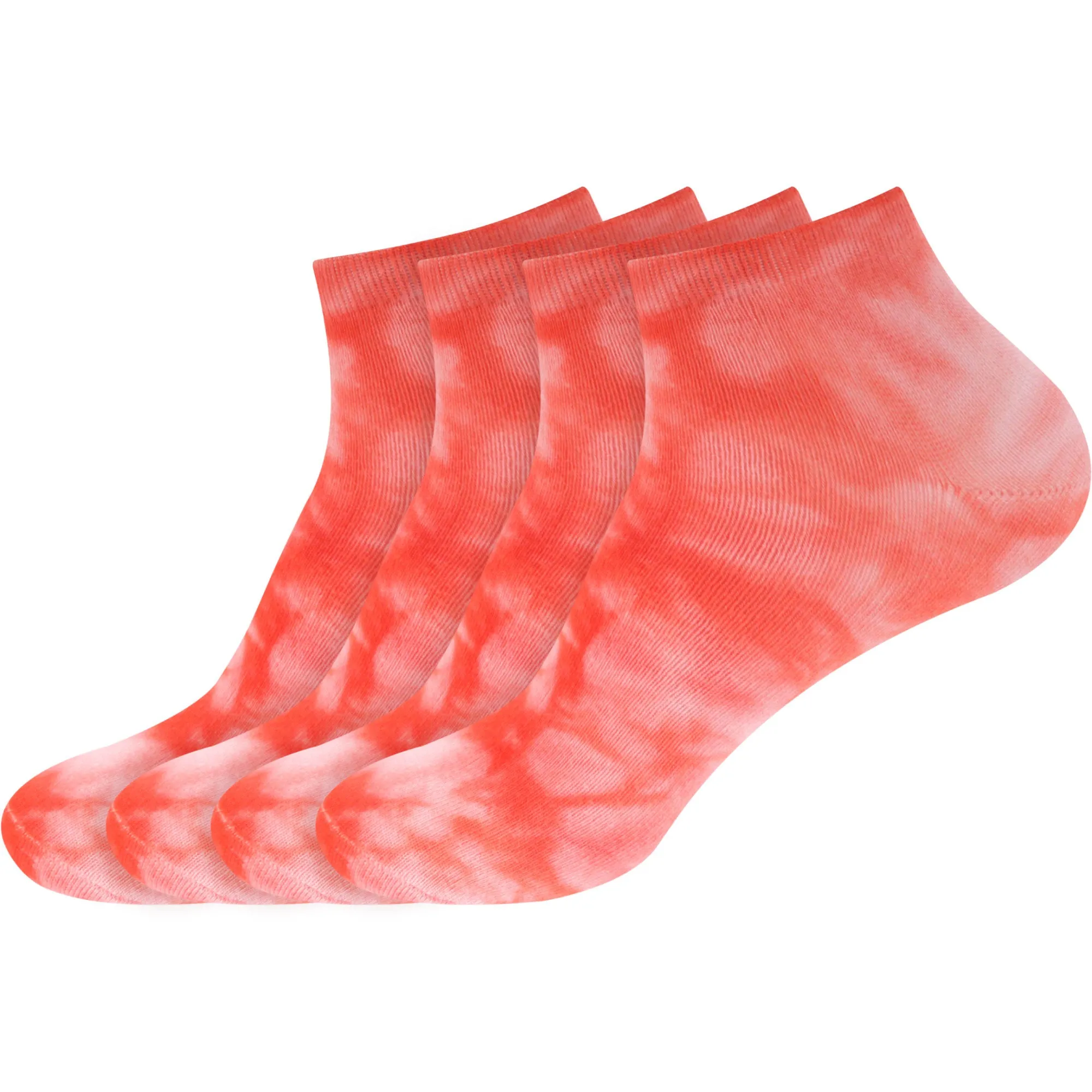 Men's Bamboo Tie Dye Ankle Socks, 4 Pairs