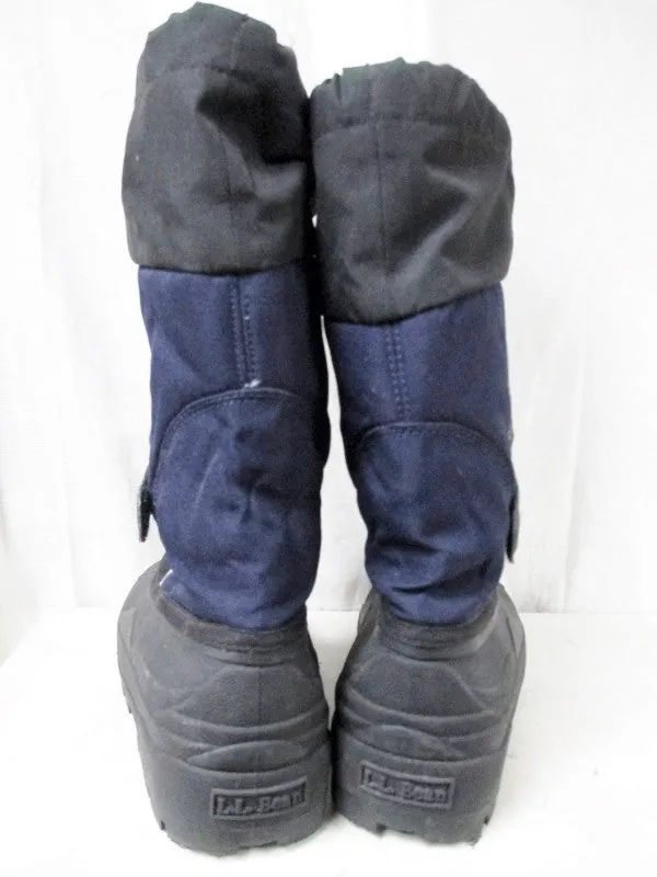 MINT Boys Girls L.L. BEAN Waterproof Rain Snow Boots Winter BLACK 6 Kids