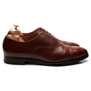 New & Lingwood 'Arundel' Tan Brown Leather Oxford UK 10 E