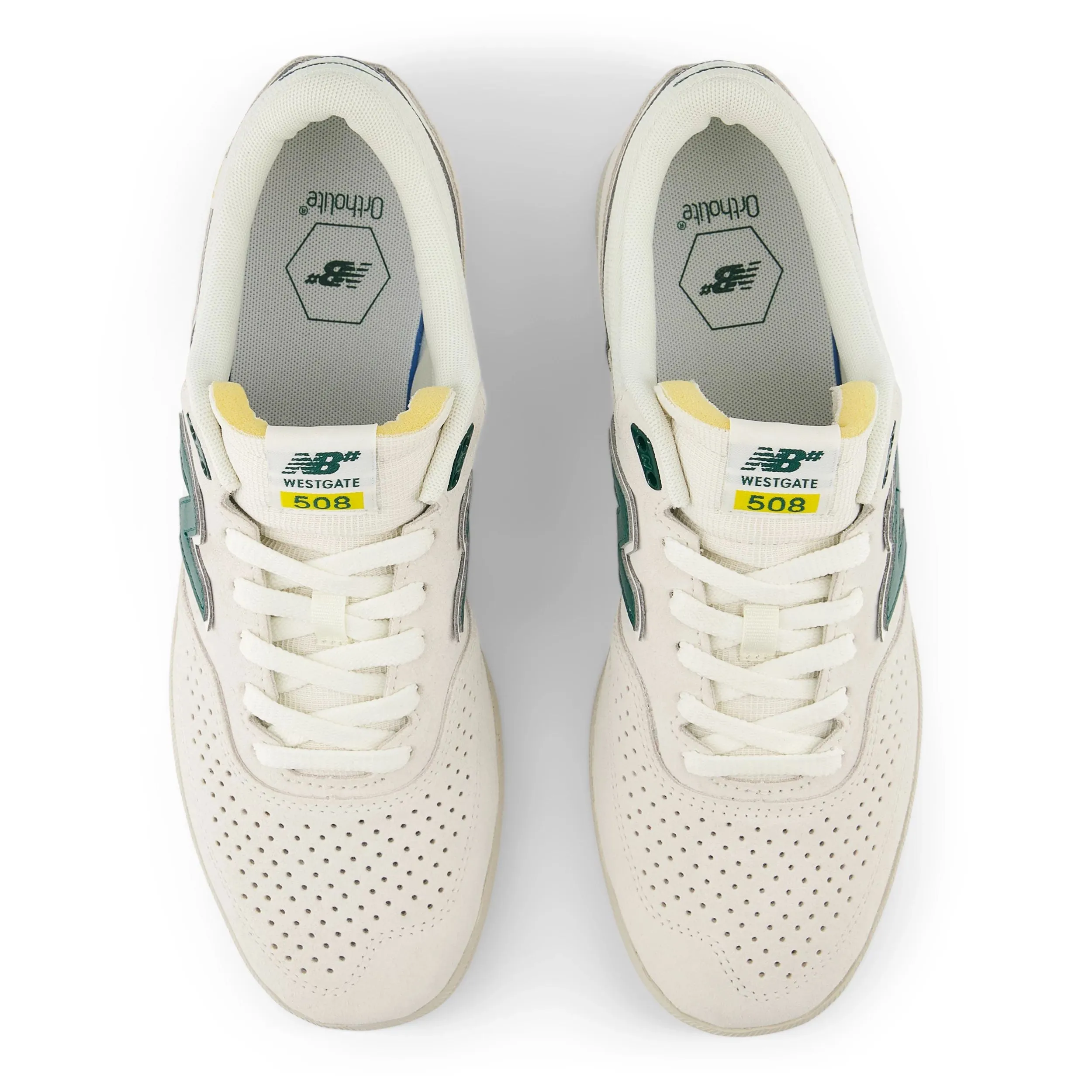 New Balance Numeric Westgate 508 Skateboard Shoe - Sea Salt/Green