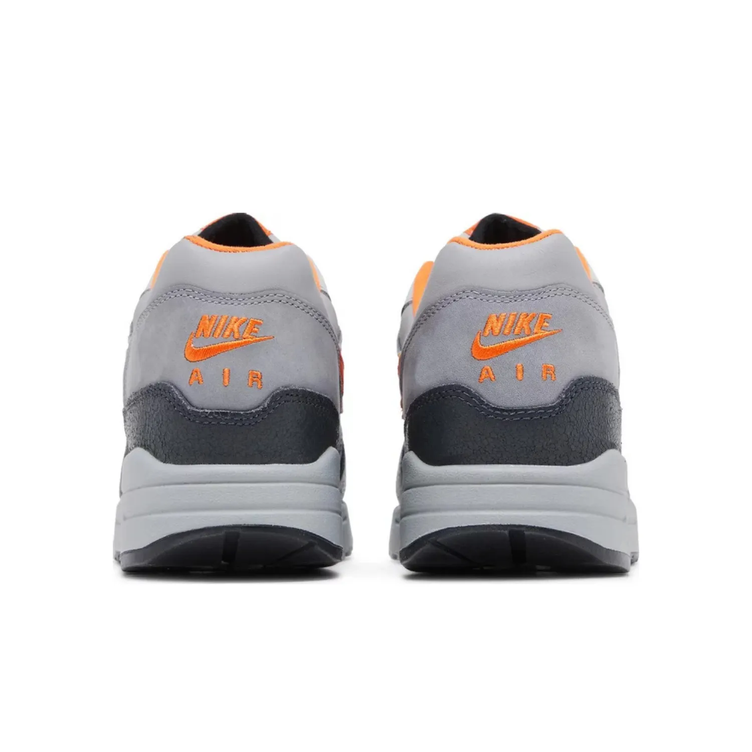 Nike Air Max 1 SP HUF Brilliant Orange Anthracite Medium Grey Gunsmoke