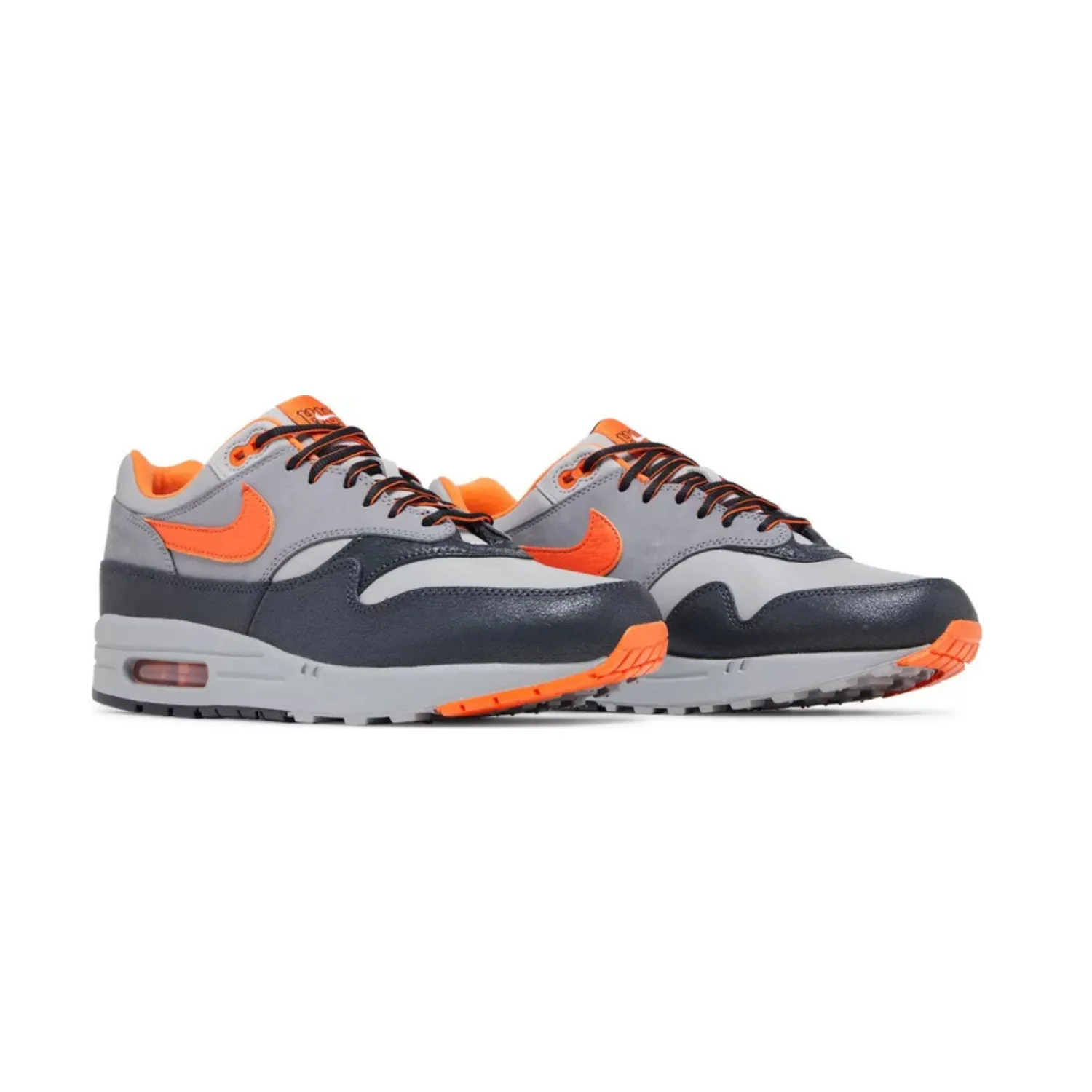 Nike Air Max 1 SP HUF Brilliant Orange Anthracite Medium Grey Gunsmoke