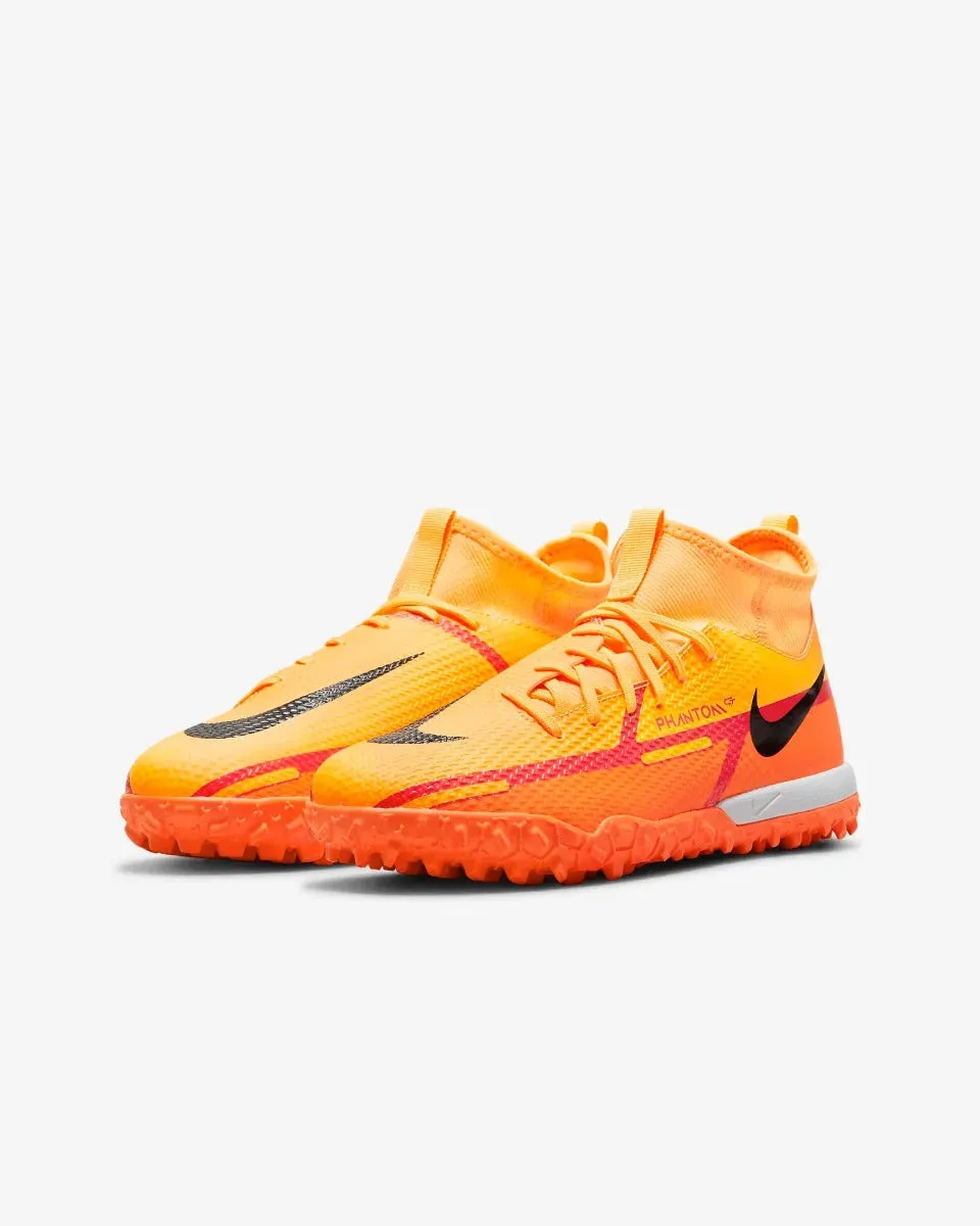 Nike JR Phantom GT2 Academy DF TF - Laser Orange-Black