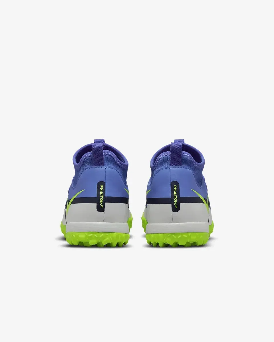 Nike JR Phantom Gt2 Academy  DF TF - Sapphire-Volt-Grey