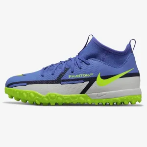 Nike JR Phantom Gt2 Academy  DF TF - Sapphire-Volt-Grey