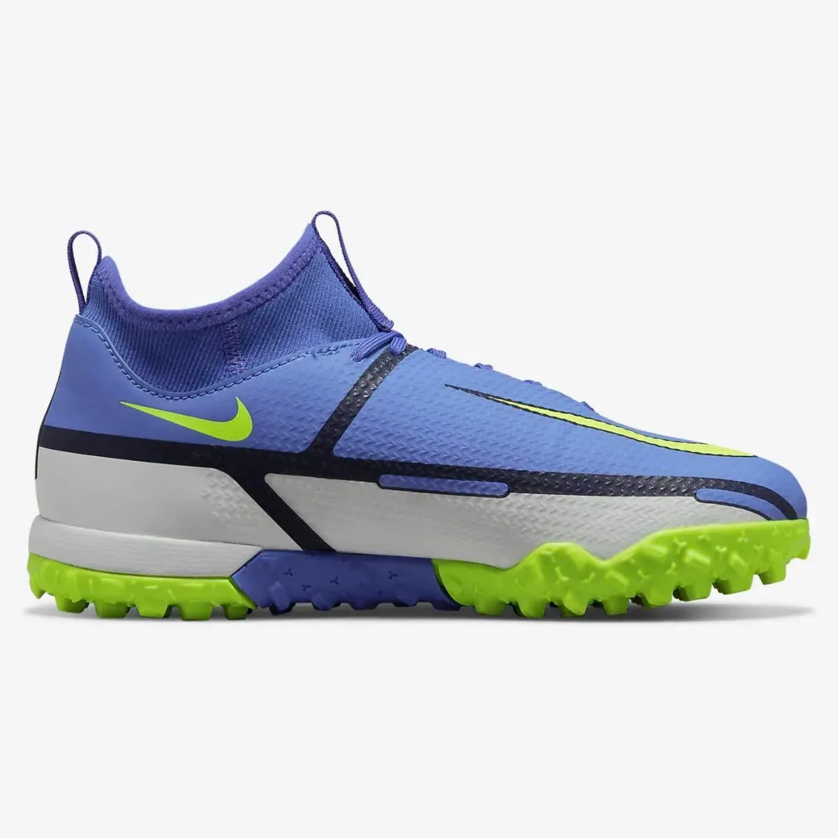 Nike JR Phantom Gt2 Academy  DF TF - Sapphire-Volt-Grey