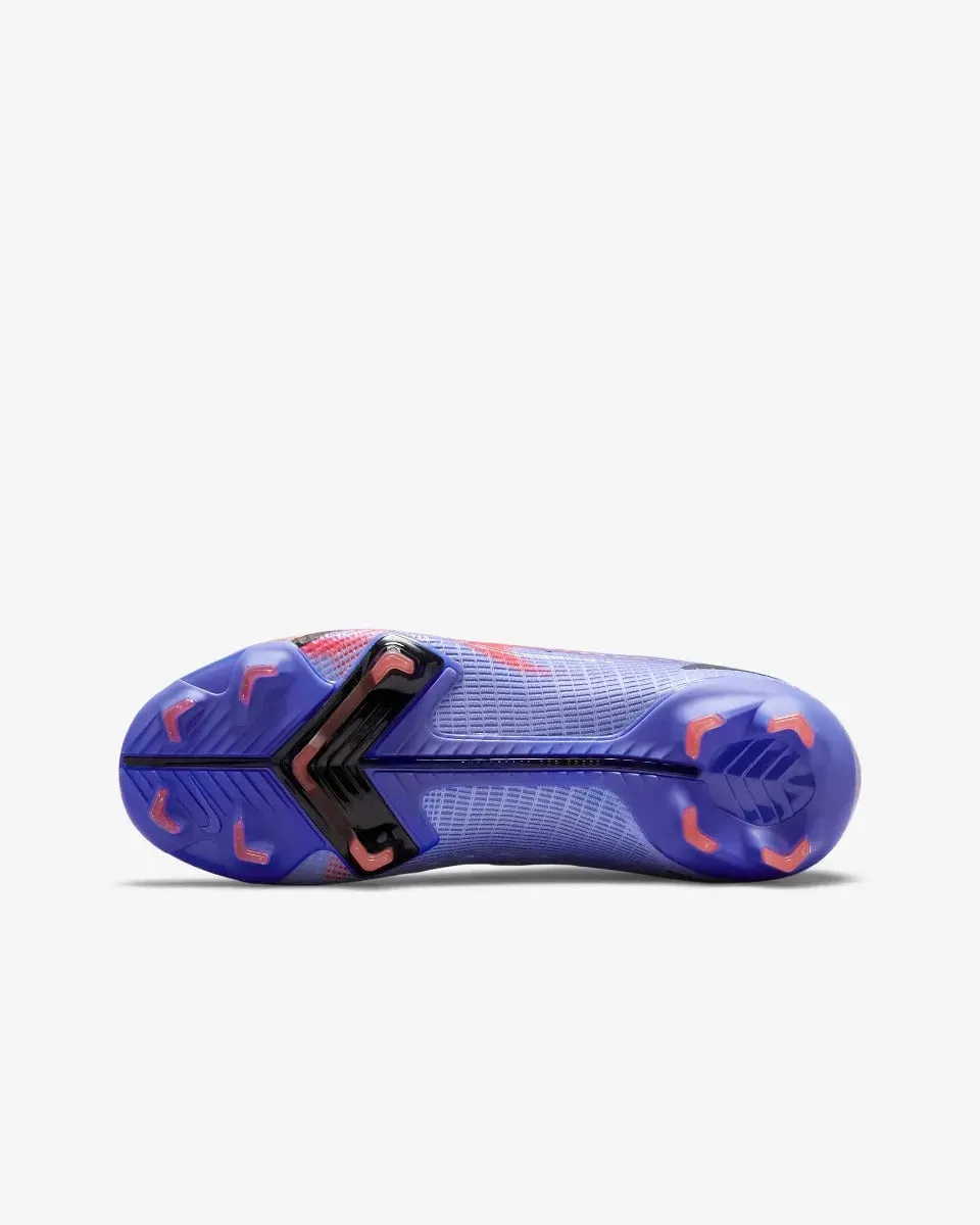 Nike JR Superfly 8 PRO KM FG - Light Thistle-Bright Crimson