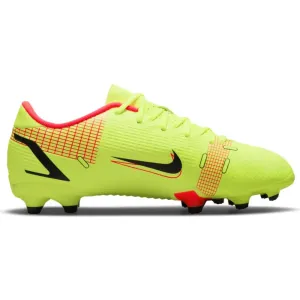 Nike JR Vapor 14 Academy FG-MG - Volt-Bright Crimson