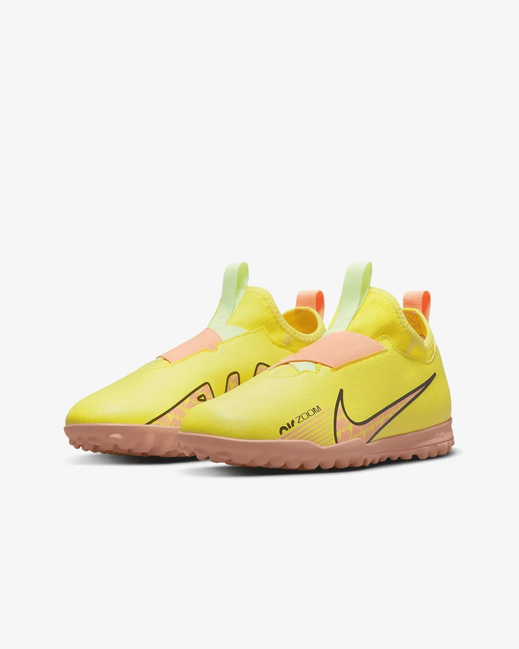 Nike Jr Zoom Vapor 15 Academy Turf - Yellow Strike-Sunset Glow