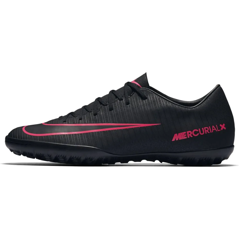 Nike Mercurial Victory VI TF Turf Soccer Shoes - Black/Black