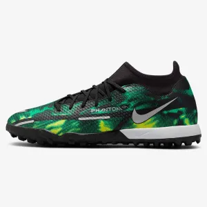 Nike Phantom GT2 Academy DF SW TF - Black-Green Strike