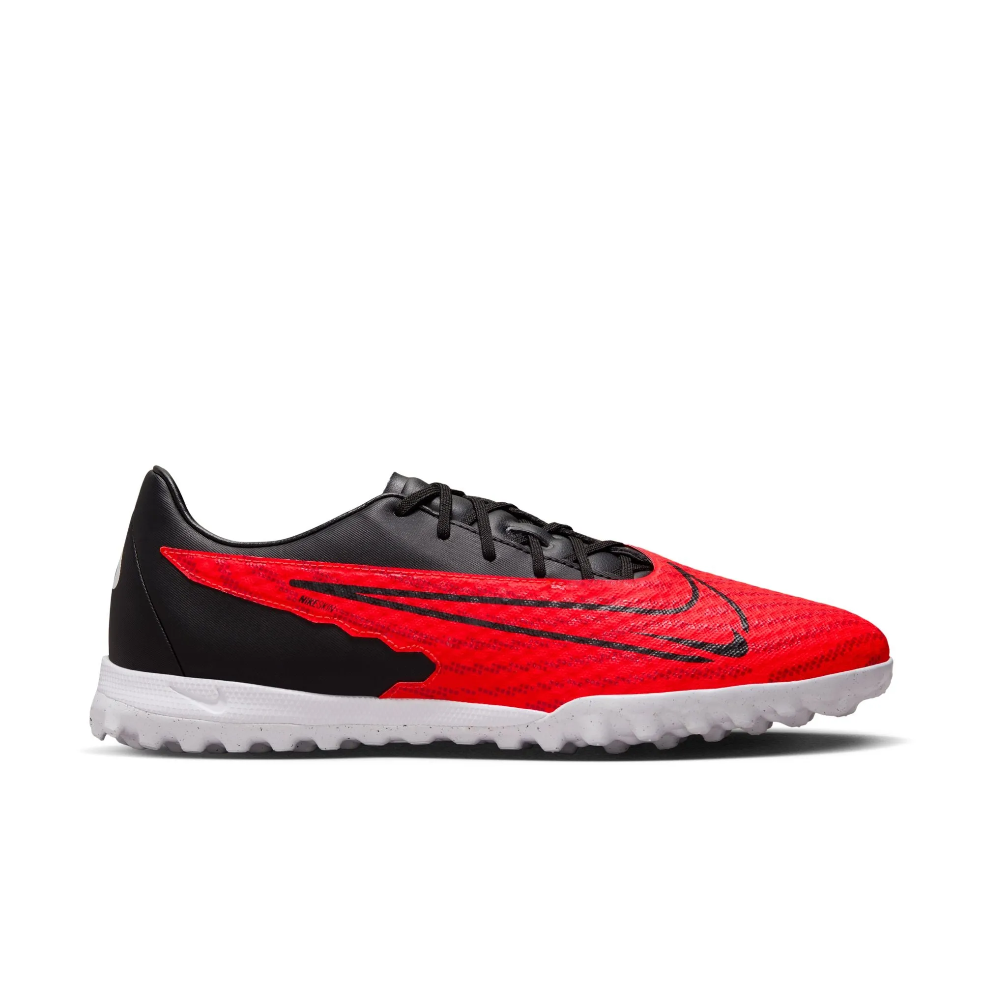 Nike Phantom GX Academy TF Turf Soccer Shoes - Bright Crimson/Black/White