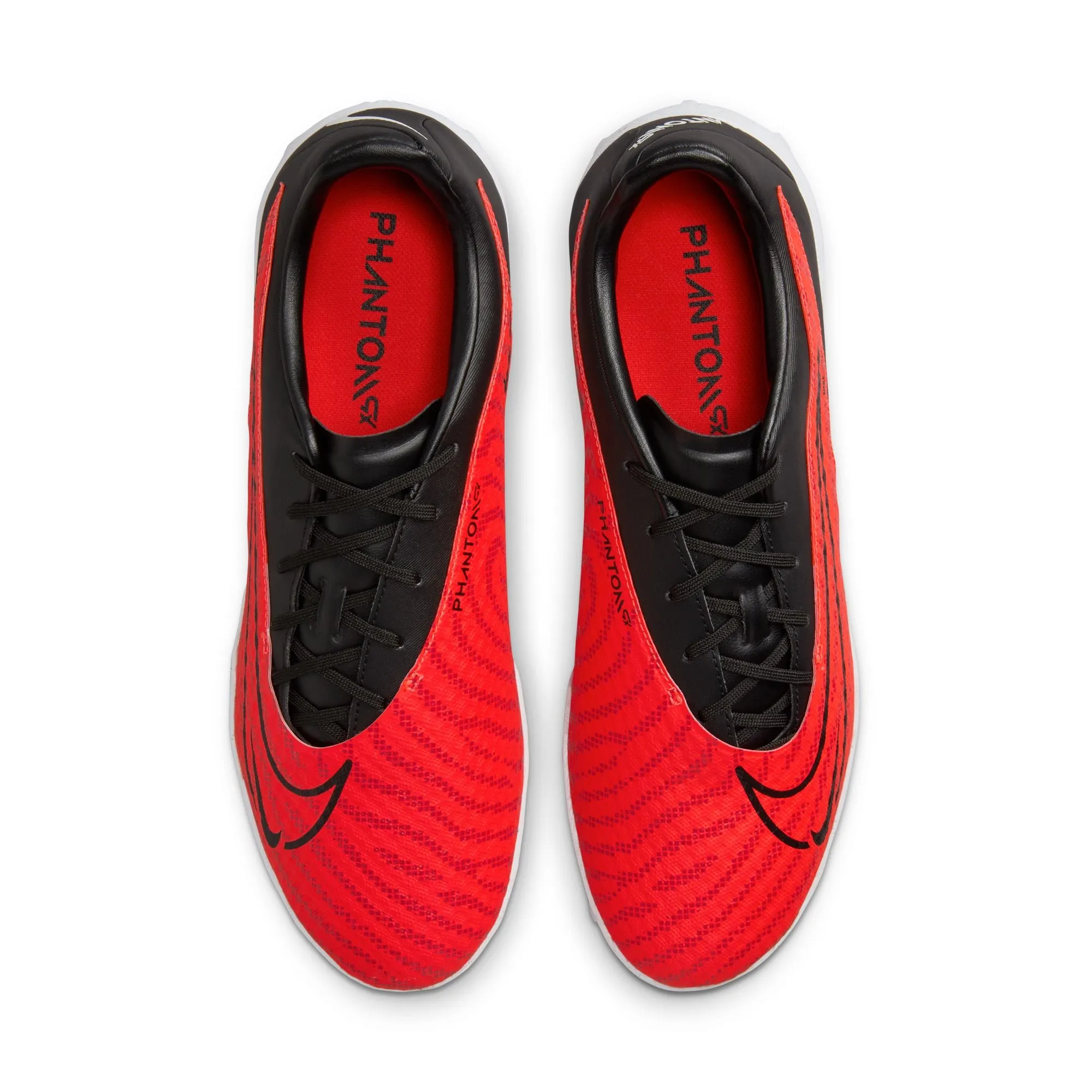 Nike Phantom GX Academy TF Turf Soccer Shoes - Bright Crimson/Black/White