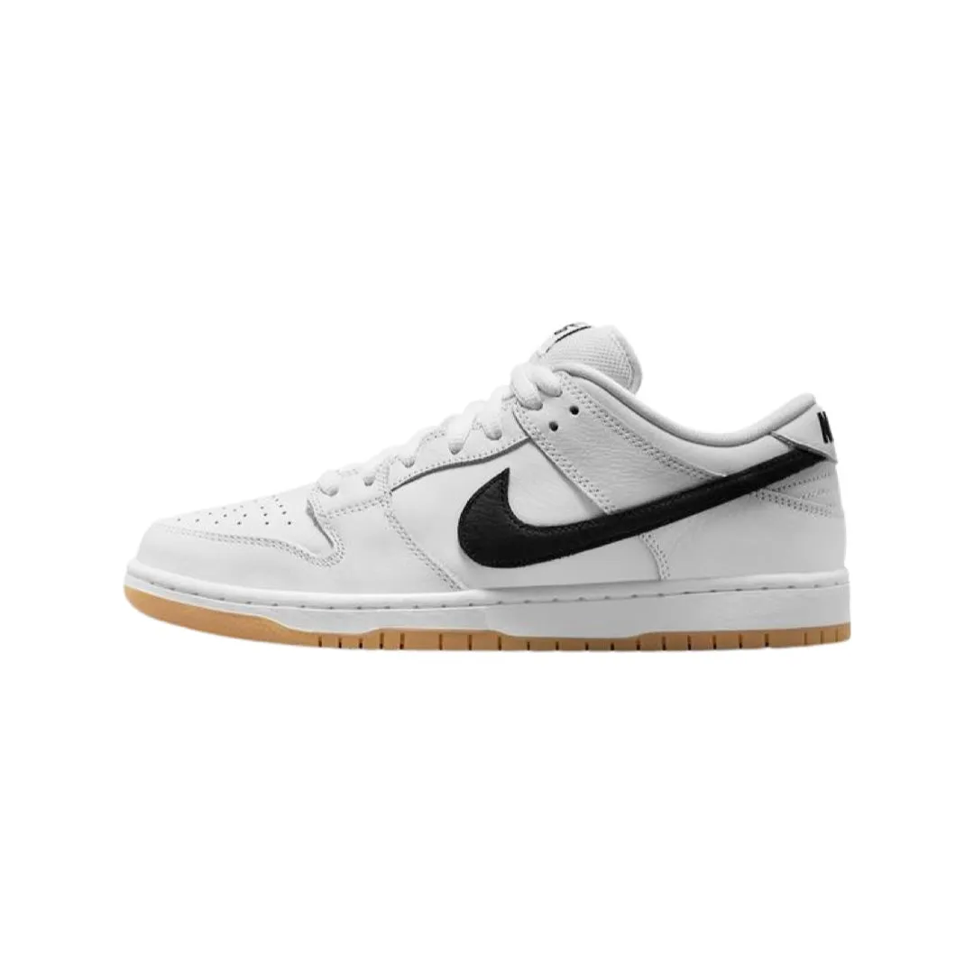 Nike SB Dunk Low White Gum White Black White Gum Light Brown