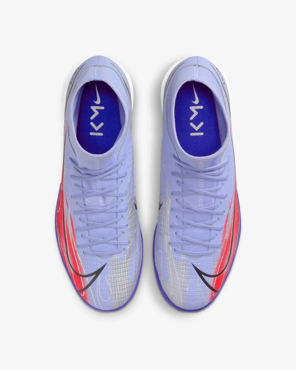 Nike Superfly 8 Academy KM IC - Light Thistle-Bright Crimson