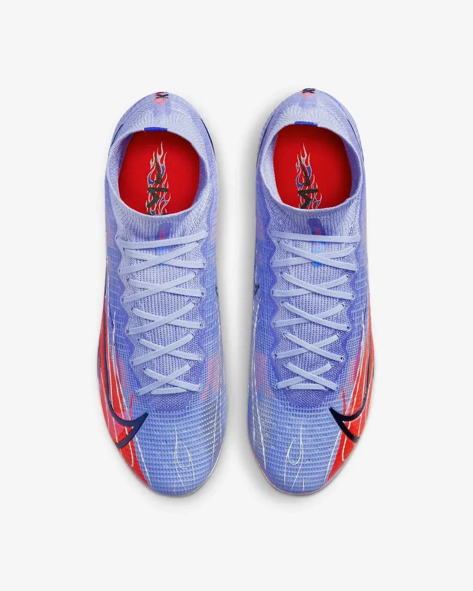 Nike Superfly 8 Elite KM FG - Light Thistle-Bright Crimson