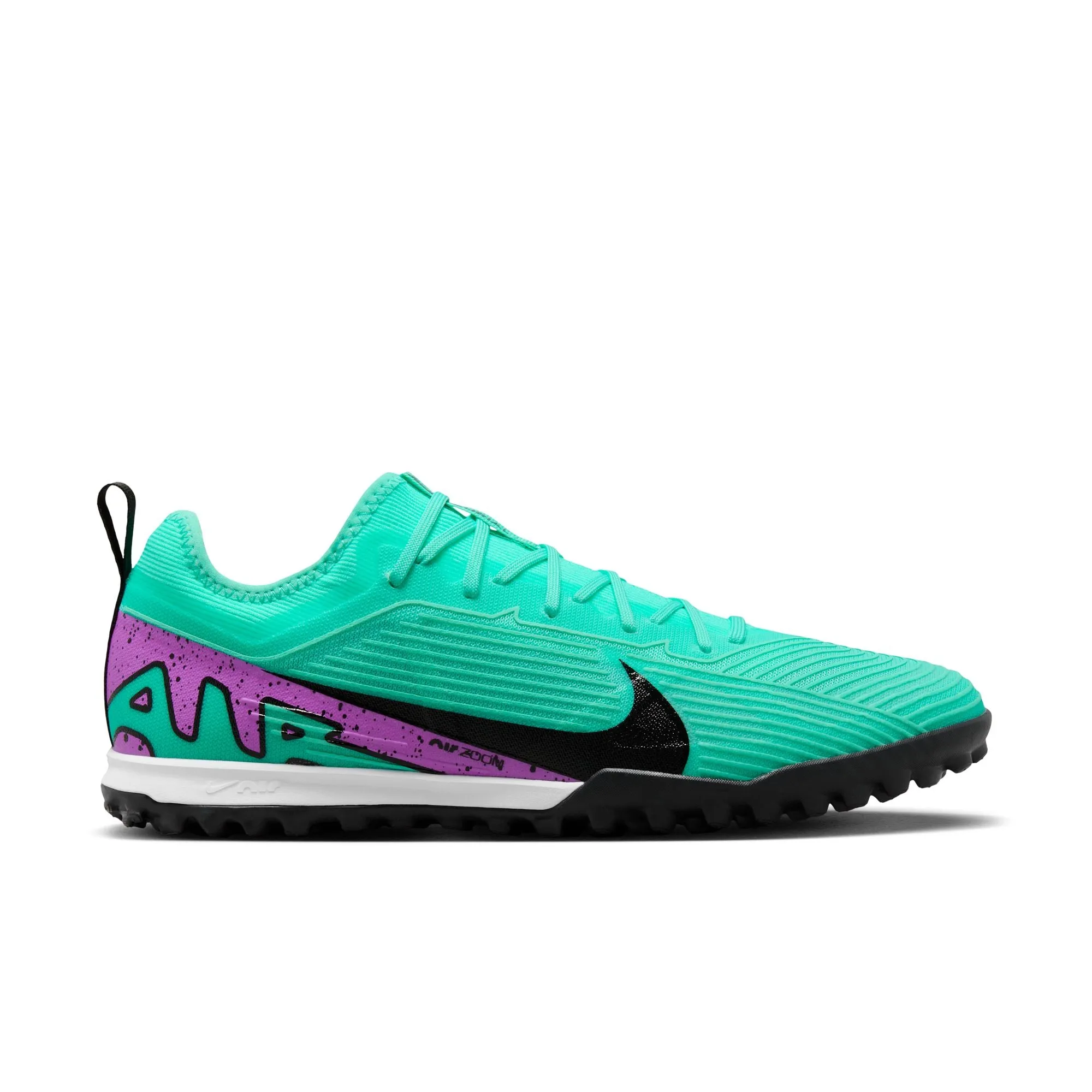 Nike Zoom Mercurial Vapor 15 Pro TF Soccer Shoes - Hyper Turquoise/Fuchsia Dream/Black/White