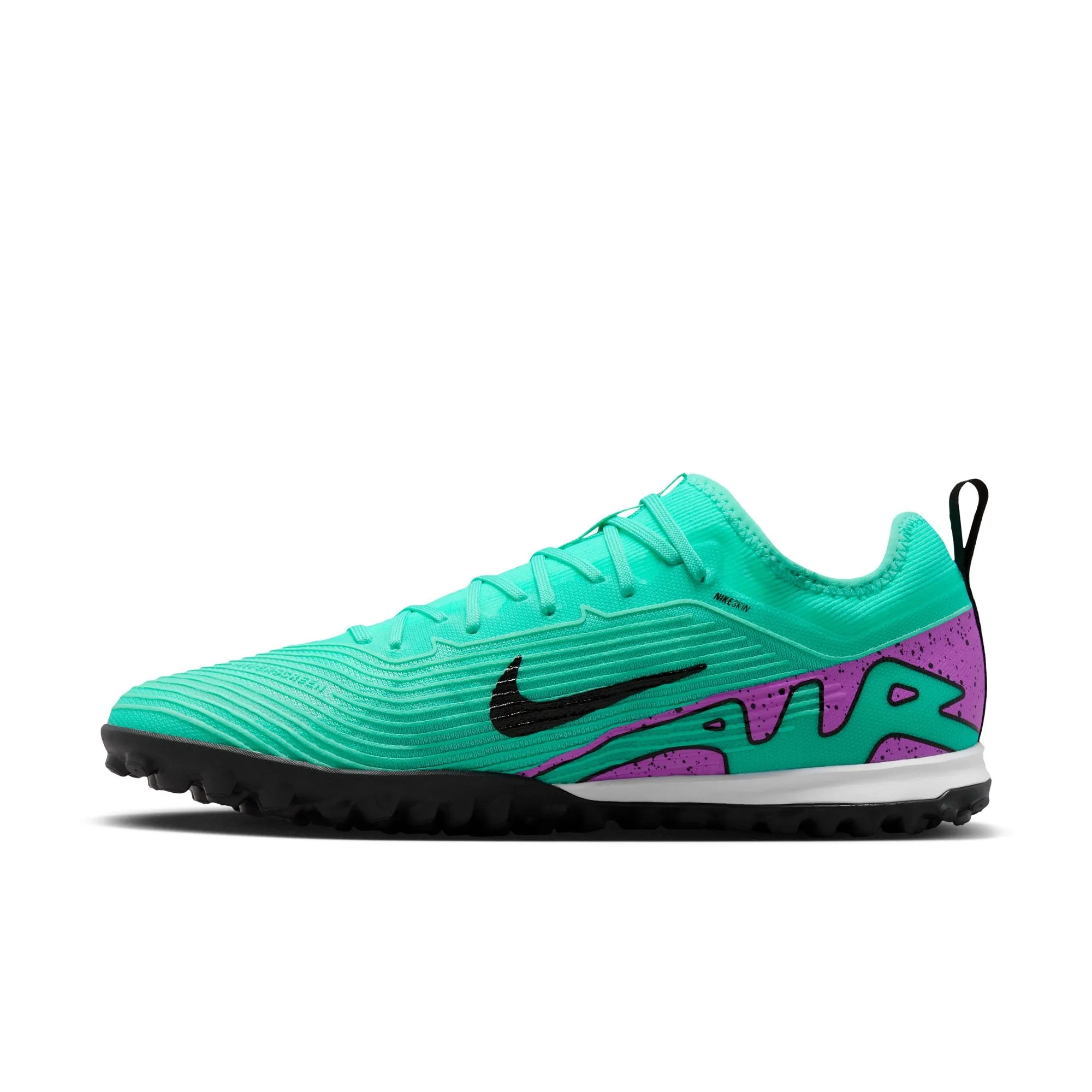 Nike Zoom Mercurial Vapor 15 Pro TF Soccer Shoes - Hyper Turquoise/Fuchsia Dream/Black/White