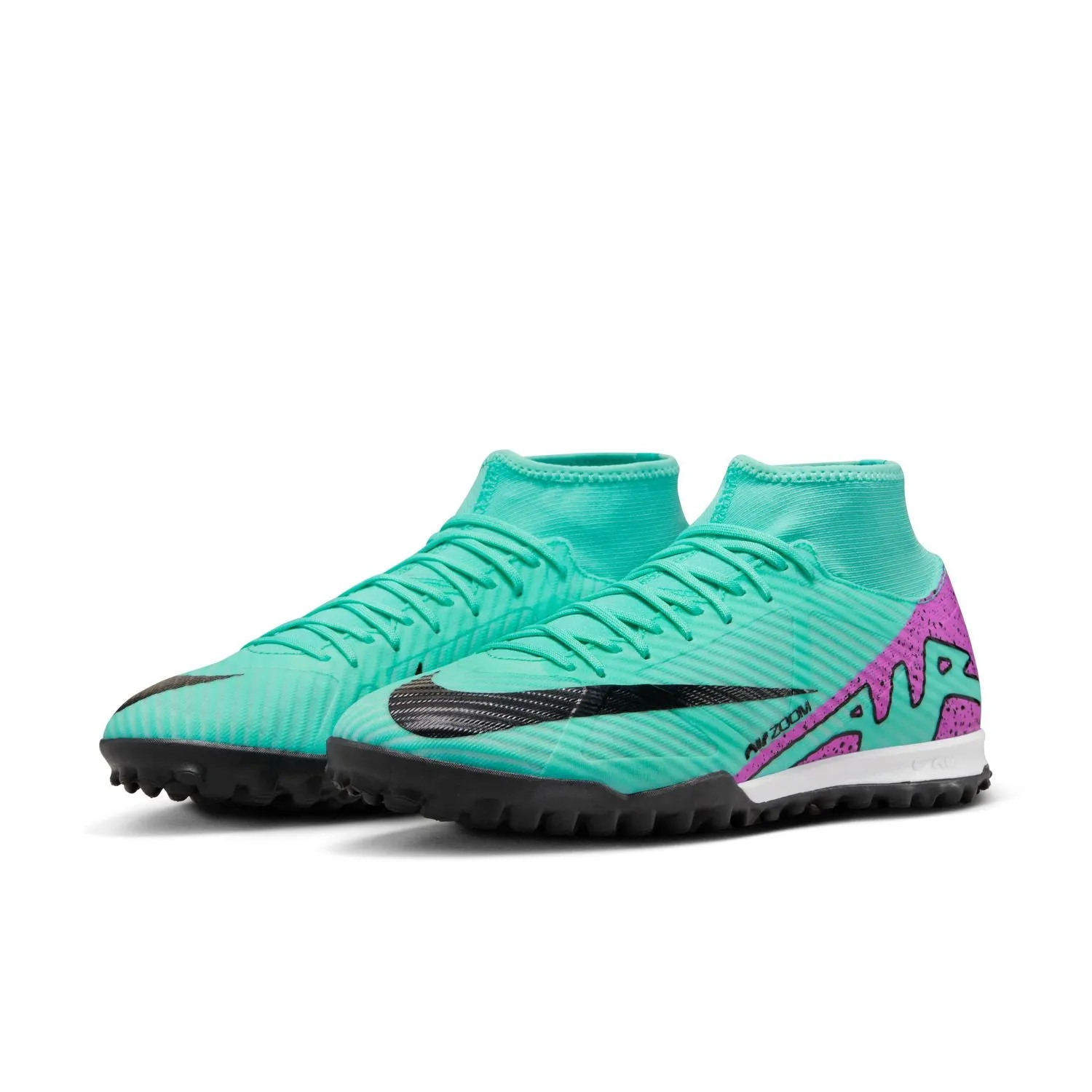 Nike Zoom Superfly 9 Academy TF- Hyper Turq/ Fuchsia-Dream Black