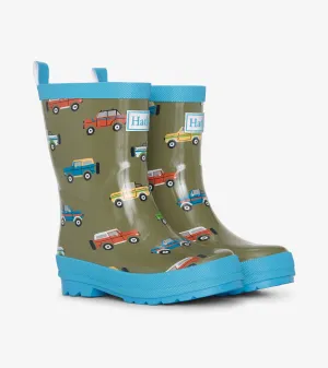 Off Roading Shiny Rain Boots