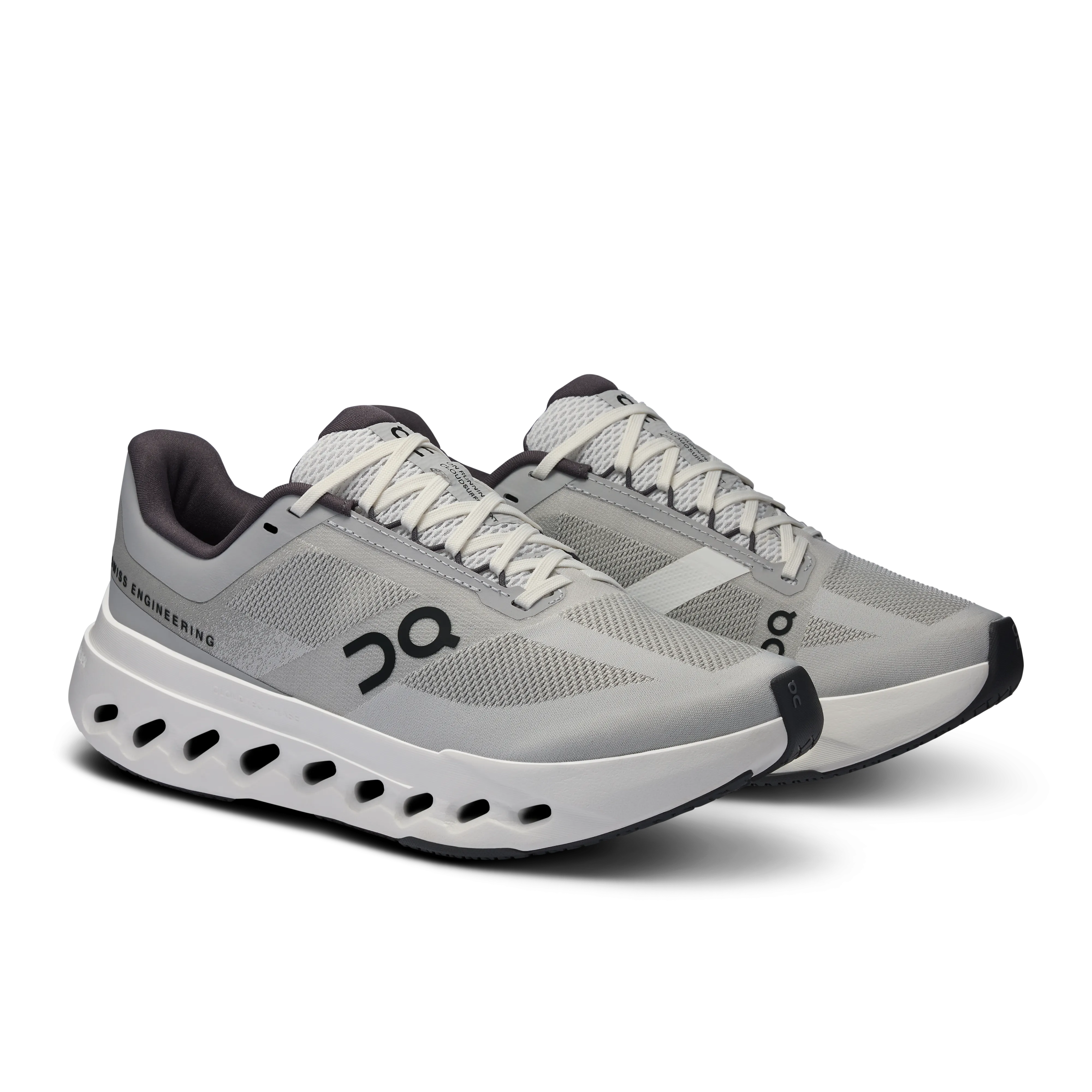 On Running Women's Cloudsurfer Next Wide Shoes - Glacier / White