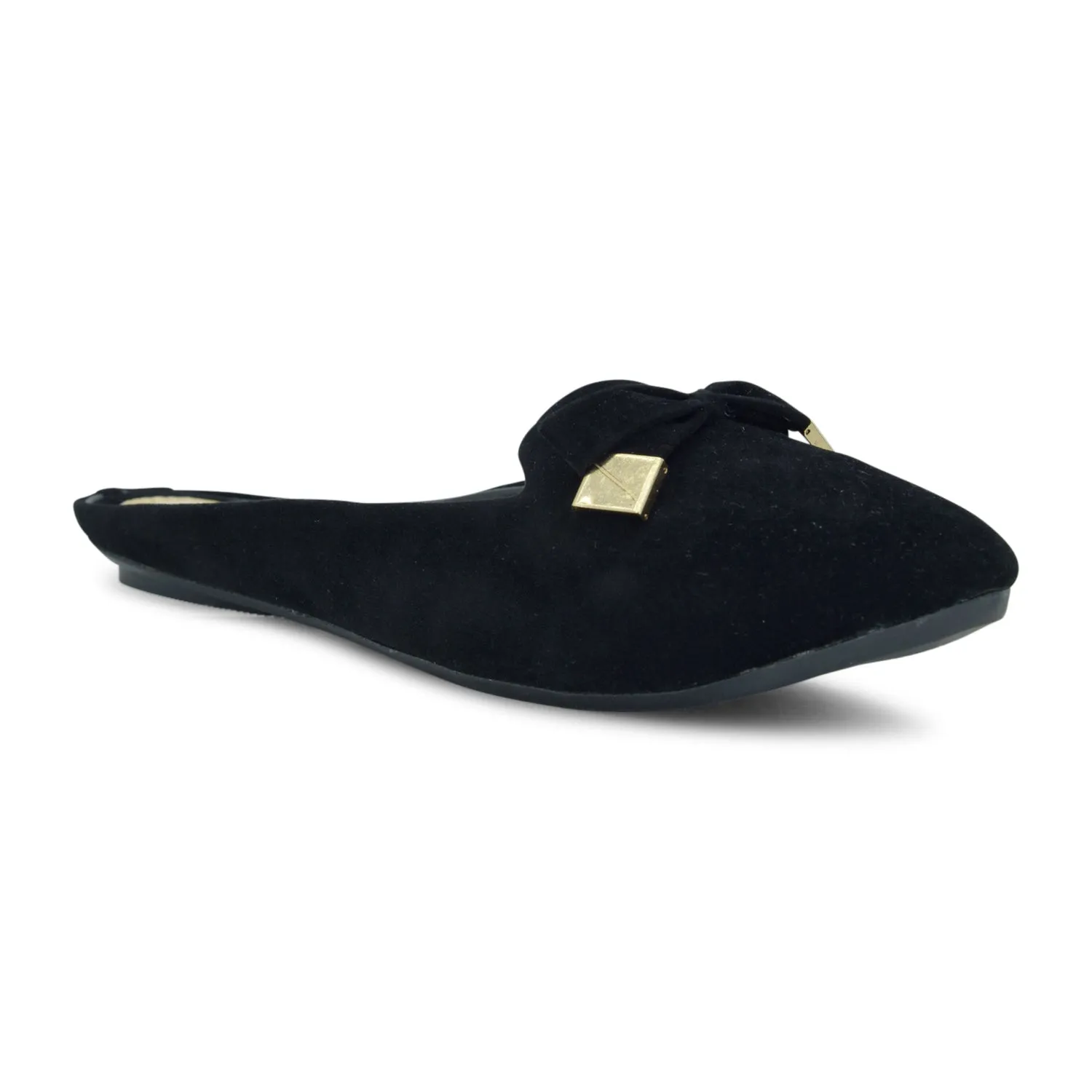 Ornesha Suede Open-back Mule-Flats for Women