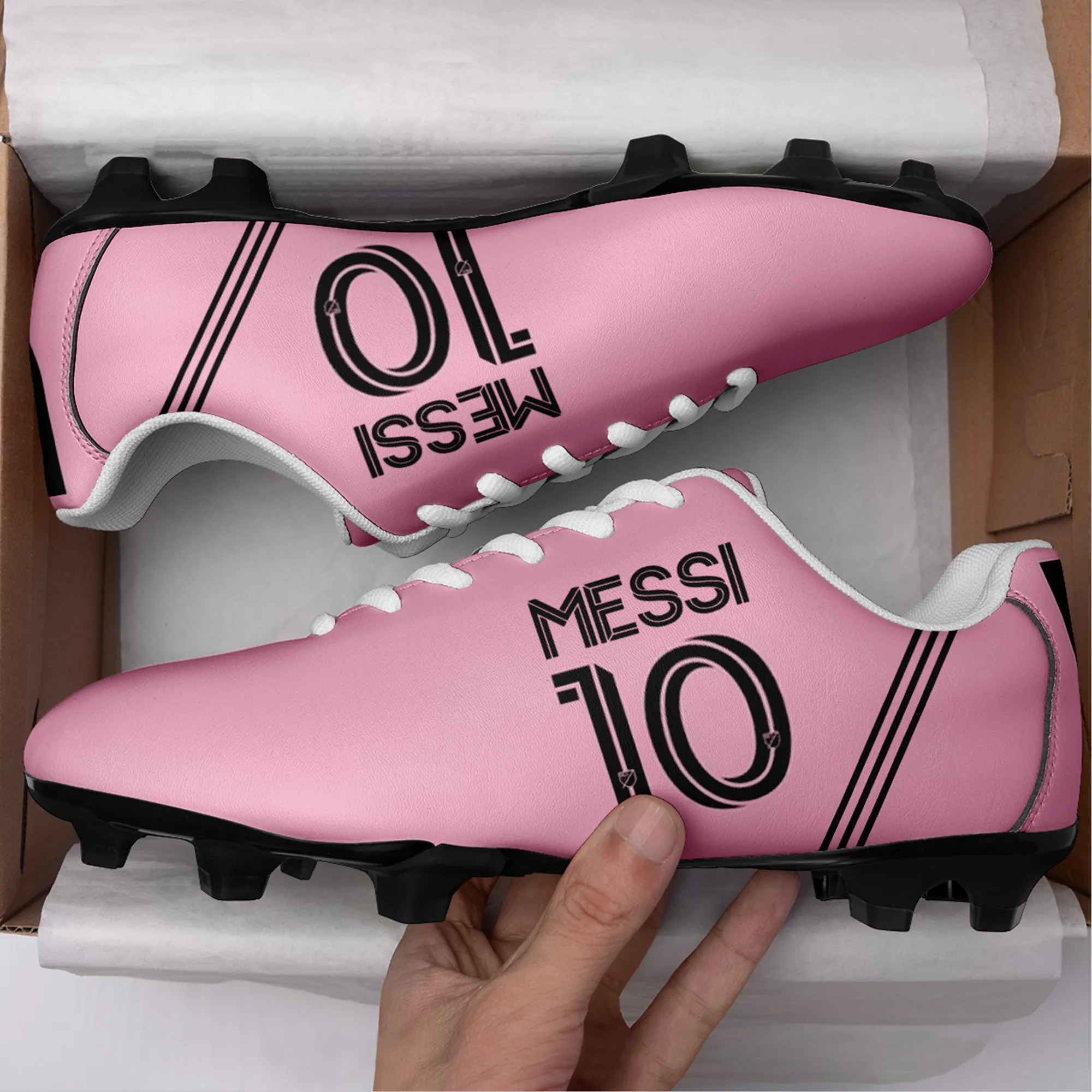 Personalised gift business ideas, Goody Gifts for Businesses Personalized Messi Miami Soccer Shoes, Customize National Team Soccer Shoes for Men and Women, SCL-23020067