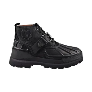 Polo Ralph Lauren Oslo Low Leather Men's Boots Black