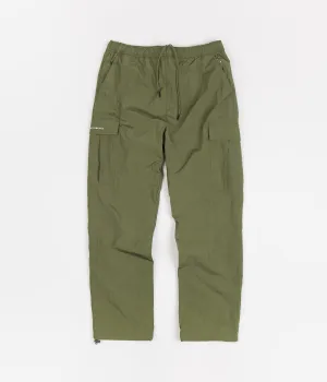 Pop Trading Company Cargo Track Pants - Olivine