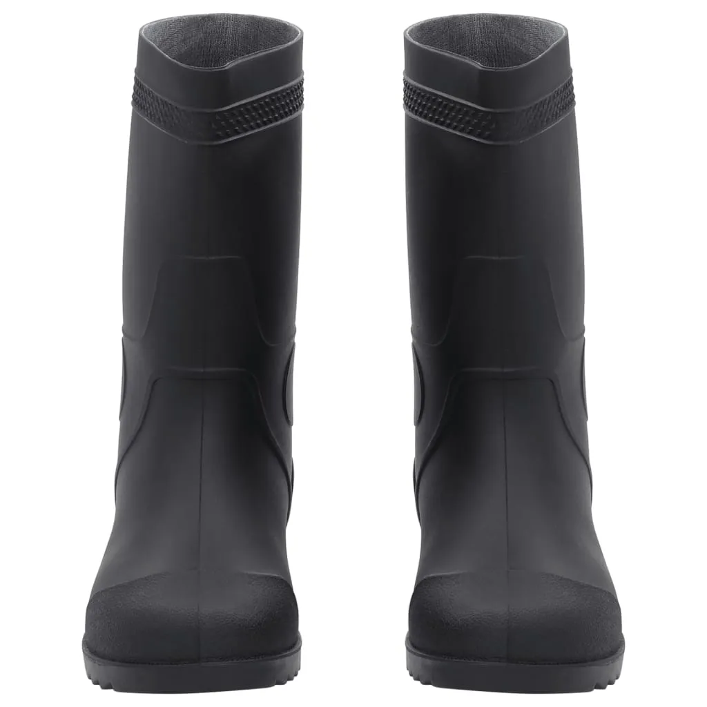 Rain Boots Black Size 43 PVC