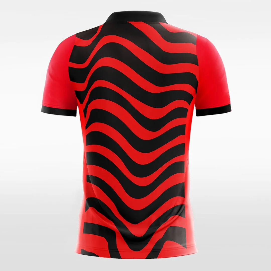 Red Zebra Print - Custom Kids Soccer Jerseys Design Online