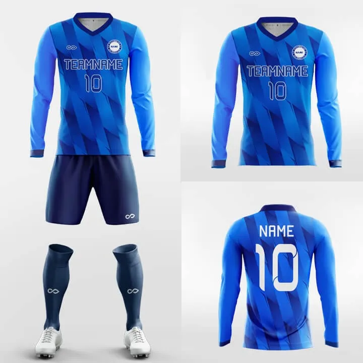 Ribbon - Custom Club Soccer Uniforms Long Sleeve Sublimated