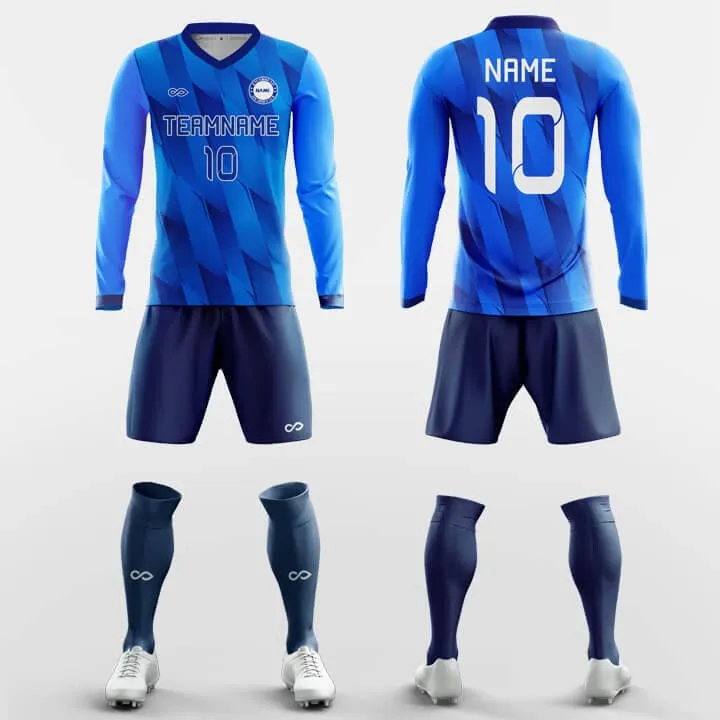 Ribbon - Custom Club Soccer Uniforms Long Sleeve Sublimated