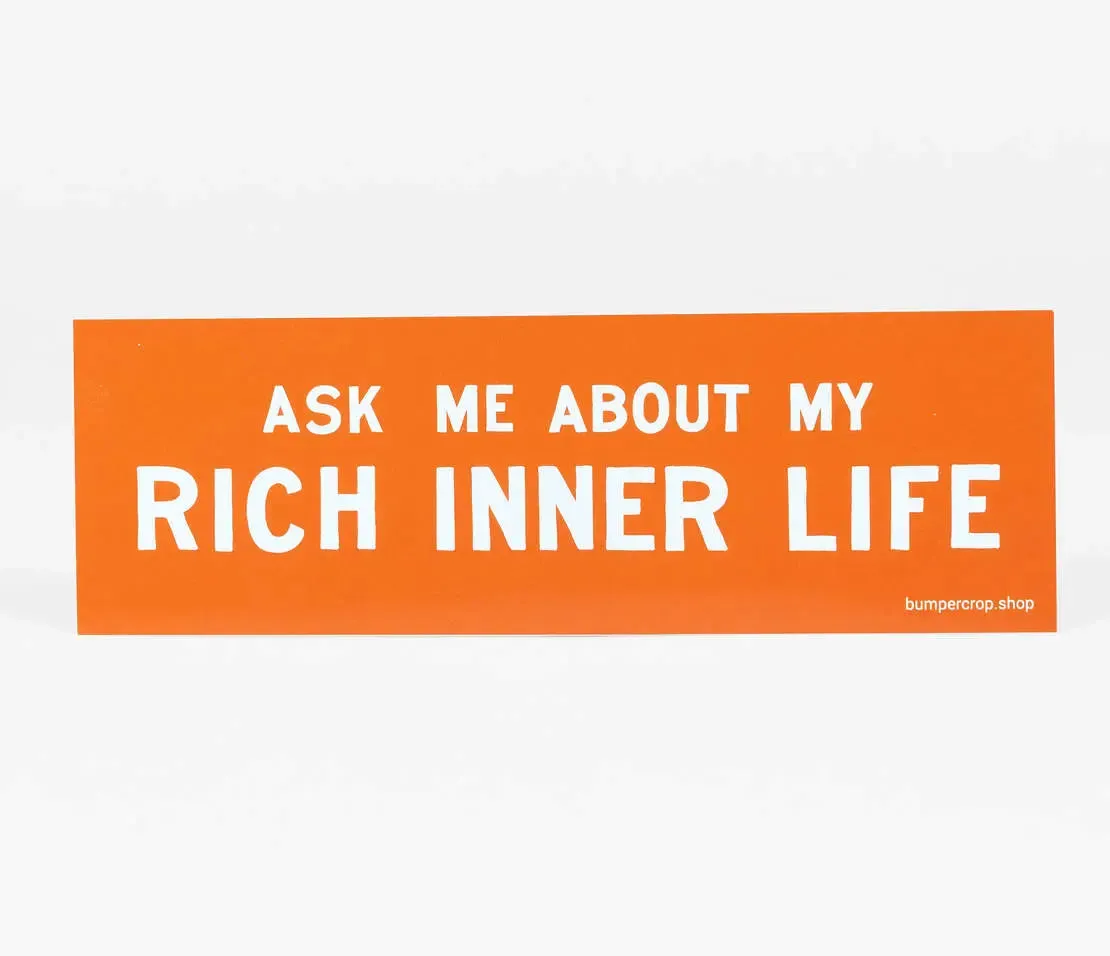 Rich Inner Life Sticker