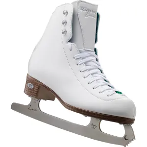 Riedell 19 Emerald Girls Figure Skates With Luna Blade