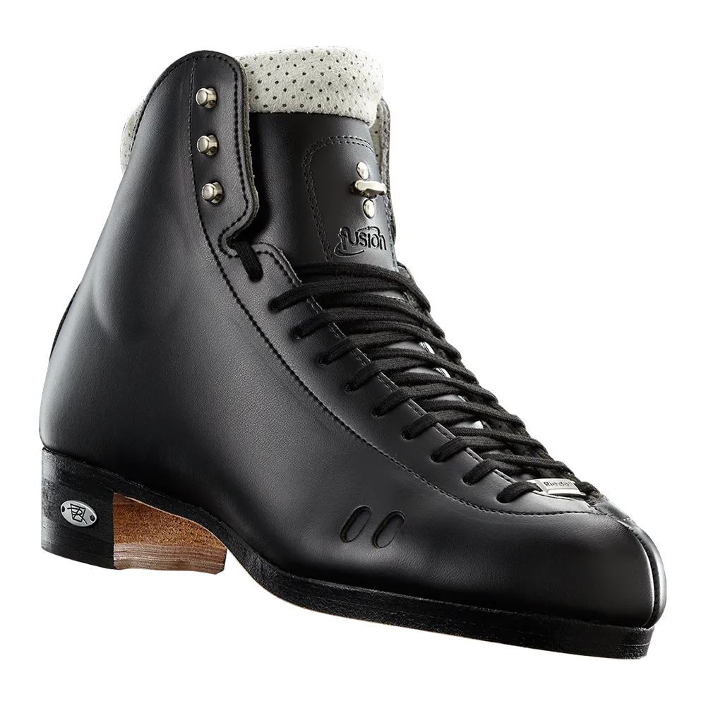 Riedell 2010 Fusion Black Skating Boots Stiffness Rating 90