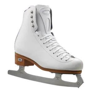 Riedell 23 Stride Figure Skates with Blades 50 Support Level (Medium) Singles, Jumps, Instructional Girls and Boys