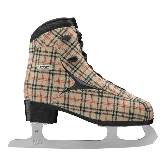 Roces Women's Brits Figure Skates - Sand/Black Size 6.5 Only - Sale