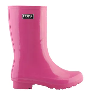 ROMA WOMEN'S EMMA MID MAGENTA RAIN BOOT- RS1906