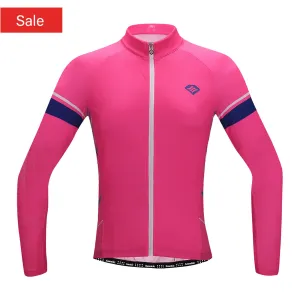 Santic Afarna pink Women Jersey Long Sleeve