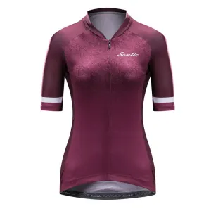 Santic Andrea Pink Women Cycling Jersey Short Sleeve