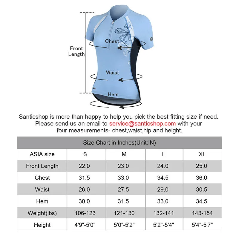 Santic Jenny Women Cycling Jersey Short Sleeve