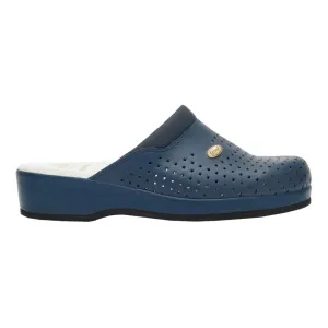 Scholl Clog Backguard - Unisex Clogs Navy Blue, Size 37