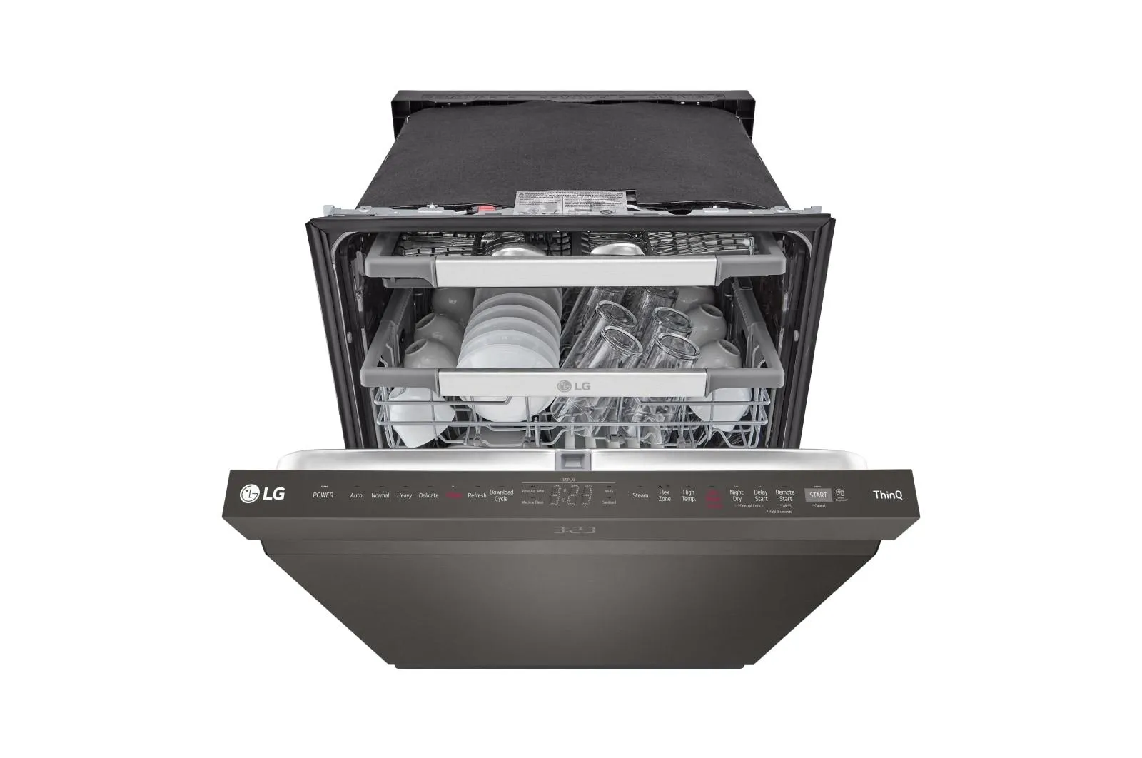 Smart Top Control Dishwasher with 1-Hour Wash & Dry, QuadWash® Pro, TrueSteam® and Dynamic Heat Dry™