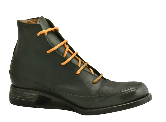 Sneaker boot  |  green black | hollow wedge