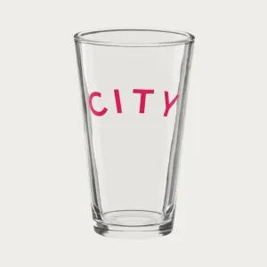 Soccer CITY Pint Glass